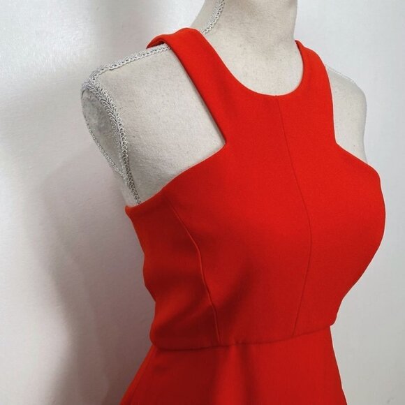 NBD X THE NAVEN TWINS RED HALTER MINI DRESS - S - Picture 4 of 9
